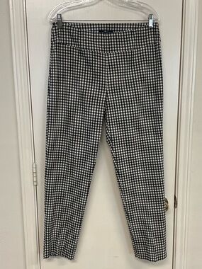 Zac & Rachel Black and White Gingham Chinos